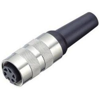 Connettore circolare binder, femmina, serie 581, M16, 4 poli, Montaggio su cavo