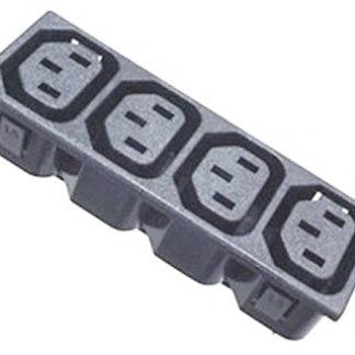 Connettore IEC C13 RS PRO Femmina, 10A, 250 V, fusibili, montaggio a scatto