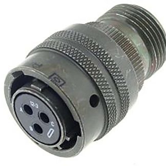 Connettore circolare MIL Maschio Amphenol Socapex, Ad angolo diritto, 3 poli, Femmina, Montaggio su cavo