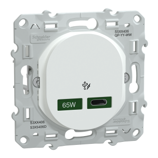 Connettore USB USB C Schneider Electric Femmina, A filo