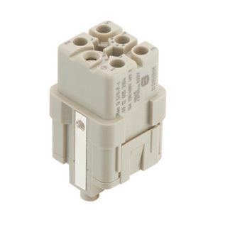 Connettore DIN HARTING Femmina, Verticale, 5 vie 2 file, terminazione a crimpare