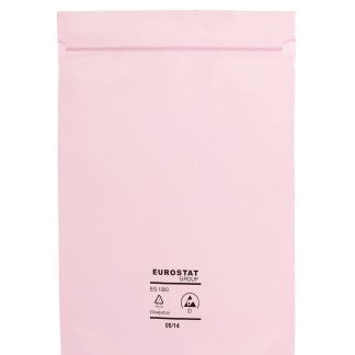 Sacchetto antistatico EUROSTAT 100mm x 76mm, col. Rosa