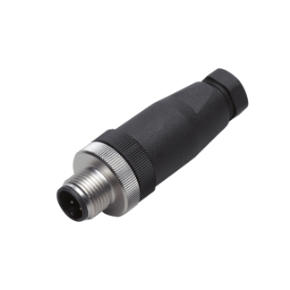 Connettore circolare ifm electronic, maschio, serie E122, M12, , unipolare poli, Montaggio su cavo