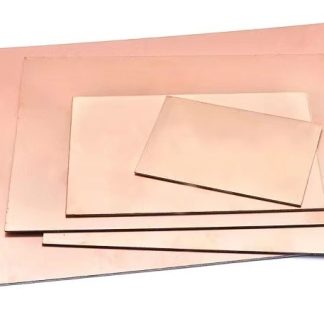 Scheda ramata DS100 FR4 doppia faccia 100 x 160 x 1.55mm FR4 con spessore rame 35/35μm