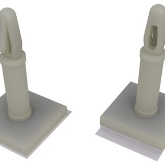 Supporto per circuito stampato in Nylon 66 RS PRO, H. 14.3mm, Ø foro PCB 3.18mm