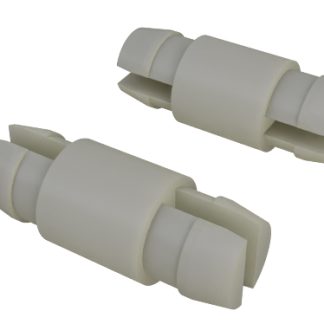 Distanziale PCB in Nylon 66 RS PRO, H. 6.4mm, Ø foro PCB 3.18mm, Ø foro telaio 3.18mm