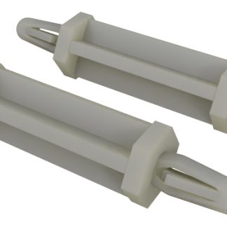 Distanziale PCB in Nylon 66 RS PRO, H. 12.7mm, Ø foro PCB 4mm, Ø foro telaio 4mm