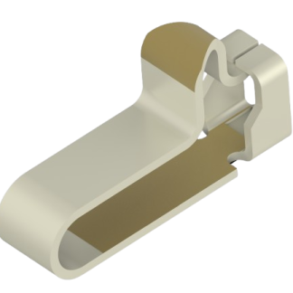 Contatto di massa TE Connectivity, in Lega di rame, 1,5A, 1.6x3.2x0.75mm, A clip