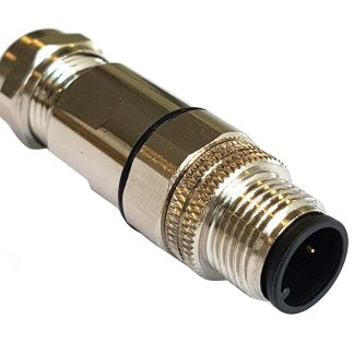 Connettore circolare Bulgin, maschio, serie Buccaneer M12, M12, 5 poli, Montaggio su cavo