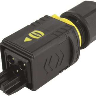 Connettore di potenza Maschio 3P Montaggio su cavo, terminazione Crimpare,16A 250 V Series: HARTING PushPull