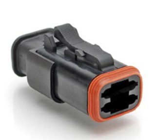 Connettore automotive Amphenol Industrial, Maschio, 13A, 4 vie, 2 file, Montaggio su cavo