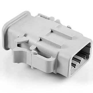 Connettore automotive Amphenol Industrial, Maschio, 7.5A, 8 vie, 2 file, Montaggio su cavo