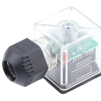 Connettore solenoide Molex DIN 43650 A, 2P+E, 24 V