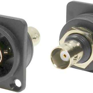 Connettore coassiale Ad angolo diritto RS PRO, Femmina, Maschio, 50Ω, Montaggio a pannello
