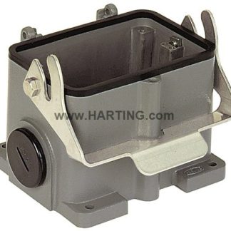 Base HARTING, serie Han B, 48B, M40, Montaggio superficiale