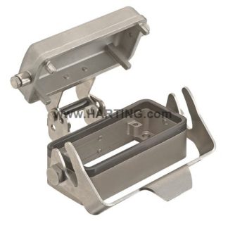 Coperchio incernierato HARTING, serie Han-INOX, 10B, Montaggio a pannello