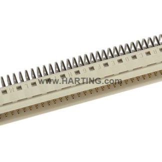 Connettore DIN 41612 HARTING Maschio, Angolato, 96 vie 3 file, terminazione a saldare