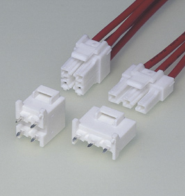 File di contatti PCB JST, 4 vie, 2 file, passo 6.5mm