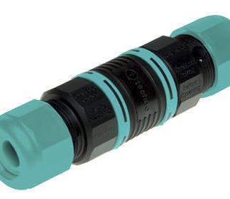 Connettore circolare Techno, serie THB, Miniatura, 4 poli, montaggio In linea