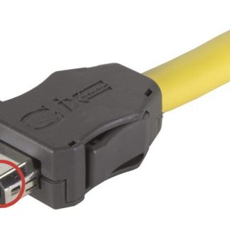 Connettore IX Industrial Maschio HARTING Cat6a, 10P10C vie, Montaggio su cavo