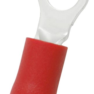 Terminale ad occhiello RS PRO Isolato, Ø perno 4.3mm, dimens. max filo 1.5mm², 16AWG, Rosso