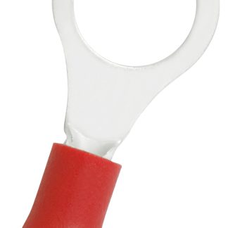 Terminale ad occhiello RS PRO Isolato, Ø perno 8.4mm, dimens. max filo 1.5mm², 16AWG, Rosso