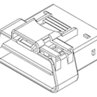 Connettore automotive Molex, Maschio, 10A, 16 vie, 2 file, Montaggio su cavo
