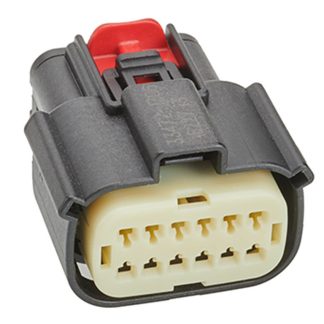 Connettore automotive Molex, Femmina, 12 vie, 2 file, Montaggio su cavo