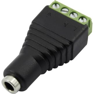 Connettore jack, Femmina, Montaggio su cavo