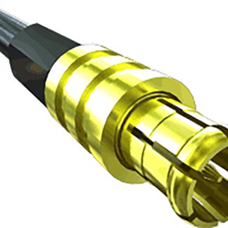 Connettore coassiale Ad angolo diritto Samtec, Maschio, 75Ω, Montaggio su cavo