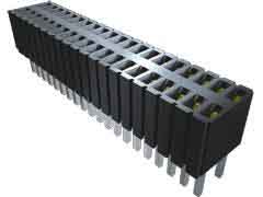 Presa PCB Samtec, 15 vie, 1 fila, passo 1.27mm, Montaggio con foro passante