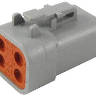 Connettore automotive Deutsch, Maschio, 4 vie, 2 file