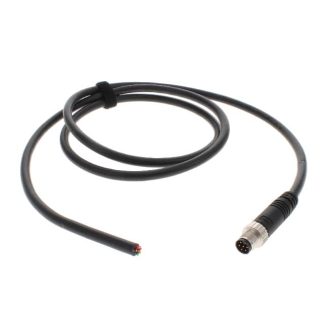 Connettore circolare Amphenol, maschio, serie M, M8, 6 poli, Montaggio su cavo