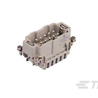 Inserto connettore TE Connectivity, Maschio, serie HDC HE, 16A, 10 vie