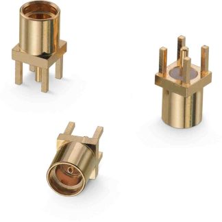 Connettore coassiale Ad angolo retto Wurth Elektronik, Femmina, 50Ω, Montaggio con foro passante