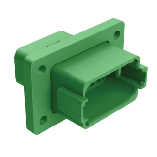 Connettore automotive Amphenol Industrial, Maschio, 13A, 12 vie, 2 file, Montaggio a pannello