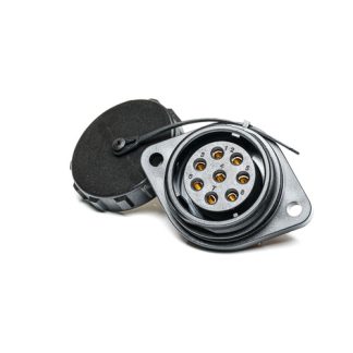 Connettore circolare RS PRO, femmina, 8 poli, montaggio su flangia