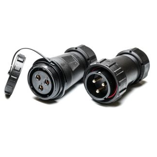 Connettore circolare RS PRO, maschio, femmina, 3 poli, Montaggio su cavo