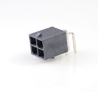 File di contatti PCB Molex, 4 vie, 2 file, passo 5.7mm