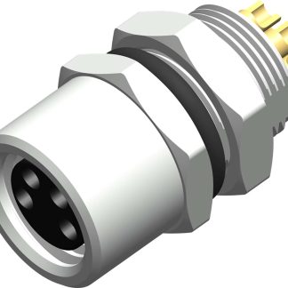 Connettore circolare RS PRO, femmina, M8, 4 poli, Montaggio a pannello