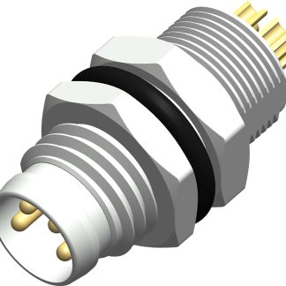 Connettore circolare RS PRO, maschio, M8, 4 poli, Montaggio a pannello