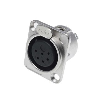 Connettore XLR RS PRO Femmina a 6 poli, Montaggio a pannello