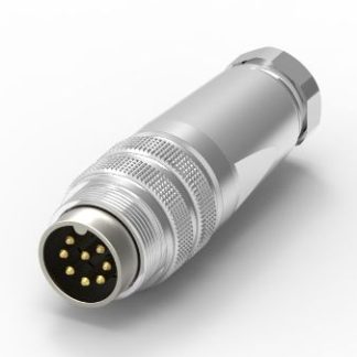 Connettore DIN RS PRO, 8 poli, Maschio, IP67, 5A, 250 V