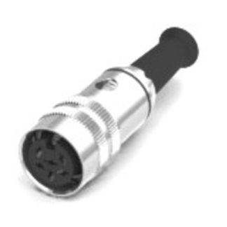 Connettore DIN RS PRO, 6 poli, Femmina, IP40, 4A, 100 V