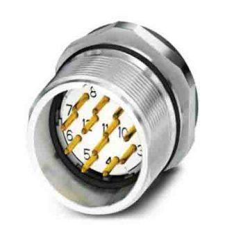 Connettore circolare Phoenix Contact, maschio, serie CA, M23, 19 poli, Montaggio anteriore