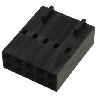 Corpo connettore Molex Femmina, 10 vie, 2 file, passo 2.54mm