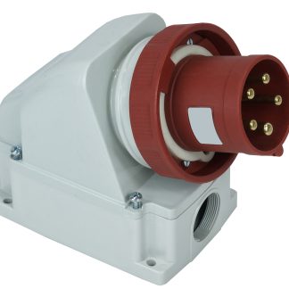 Connettore di alimentazione industriale RS PRO, 3P + N + E, 63A, Montaggio a muro