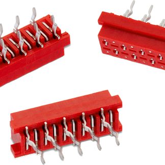 File di contatti PCB Wurth Elektronik, 24 vie, 2 file, passo 2.54mm