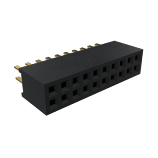 File di contatti PCB Amphenol Communications Solutions, 10 vie, 2 file, passo 1.27mm