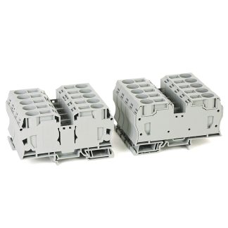 Morsettiera per guida DIN Allen Bradley, Grigio, , 27A